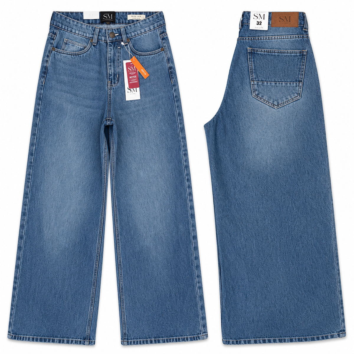 Wide Leg Men's Jeans