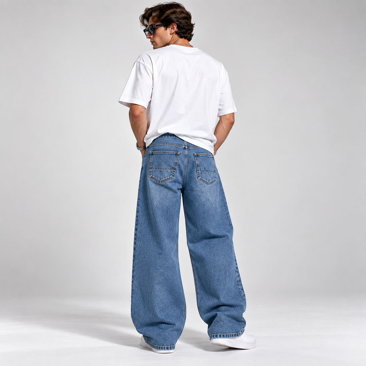 Wide Leg Men's Jeans