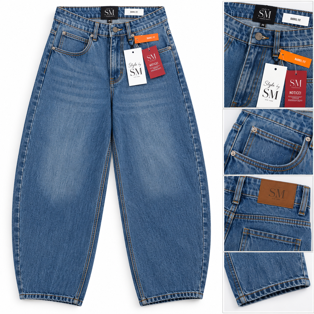 Barrel Fit Men's Jeans