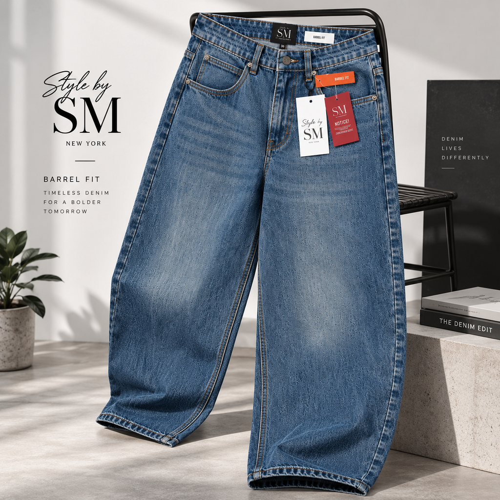 Barrel Fit Men's Jeans