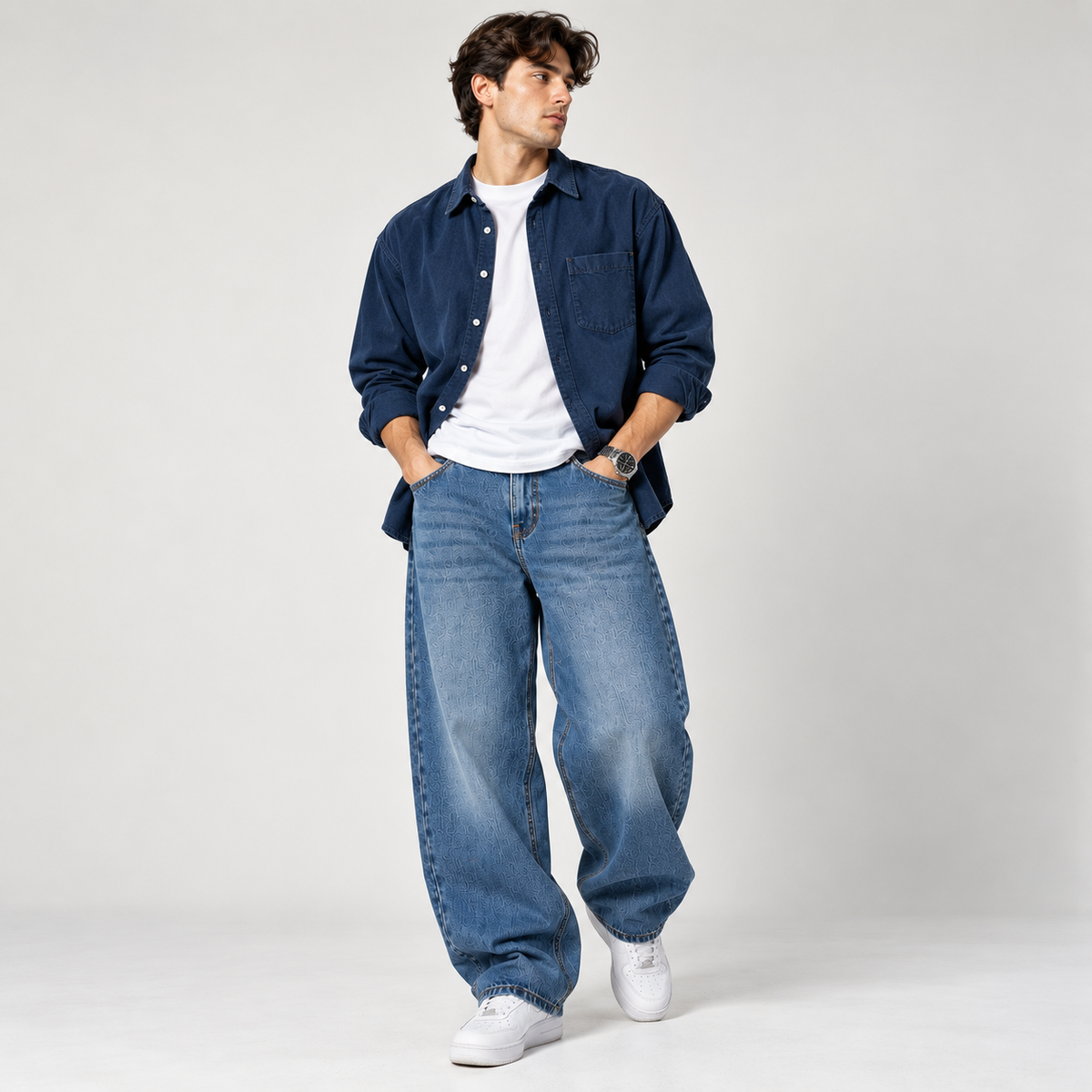 Barrel Fit Men's Jeans