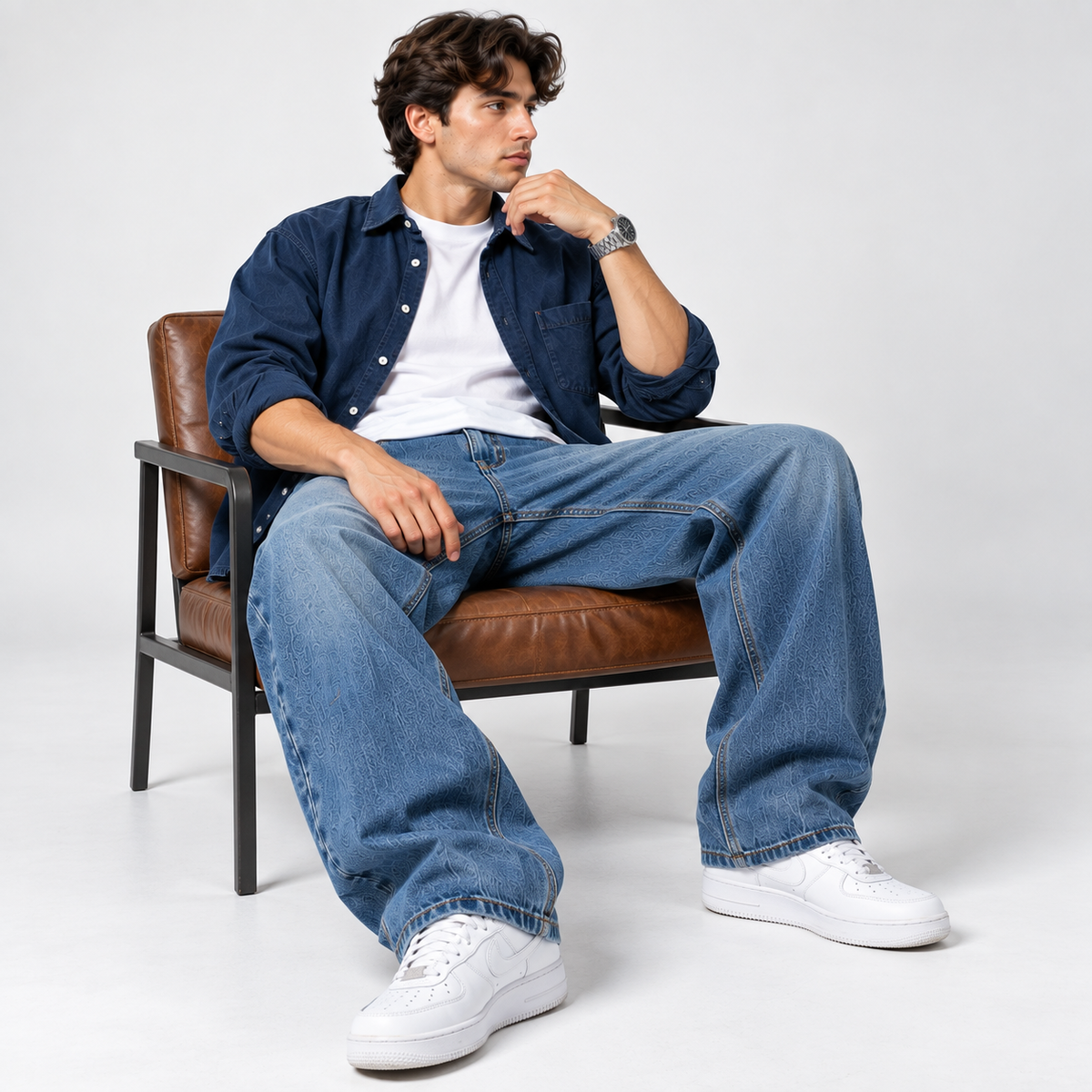 Barrel Fit Men's Jeans