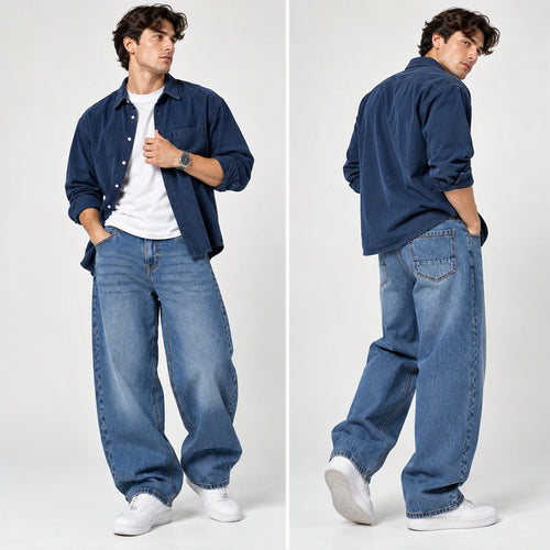 Barrel Fit Men's Jeans