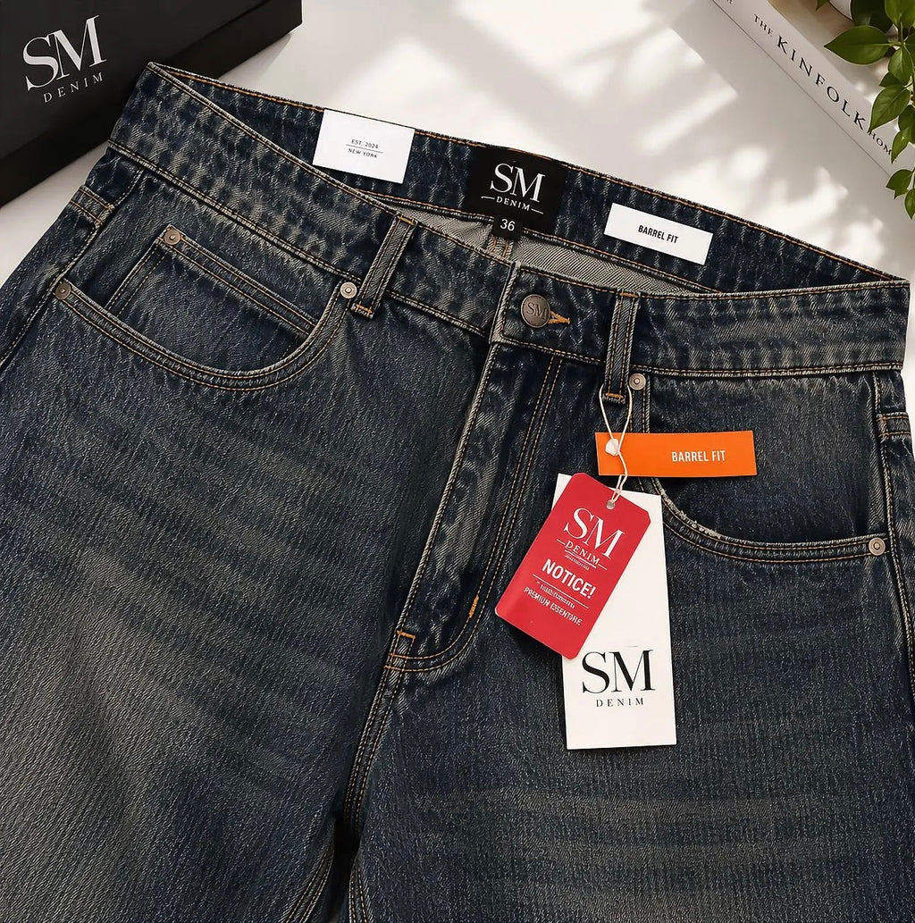 Barrel Fit Men's Jeans