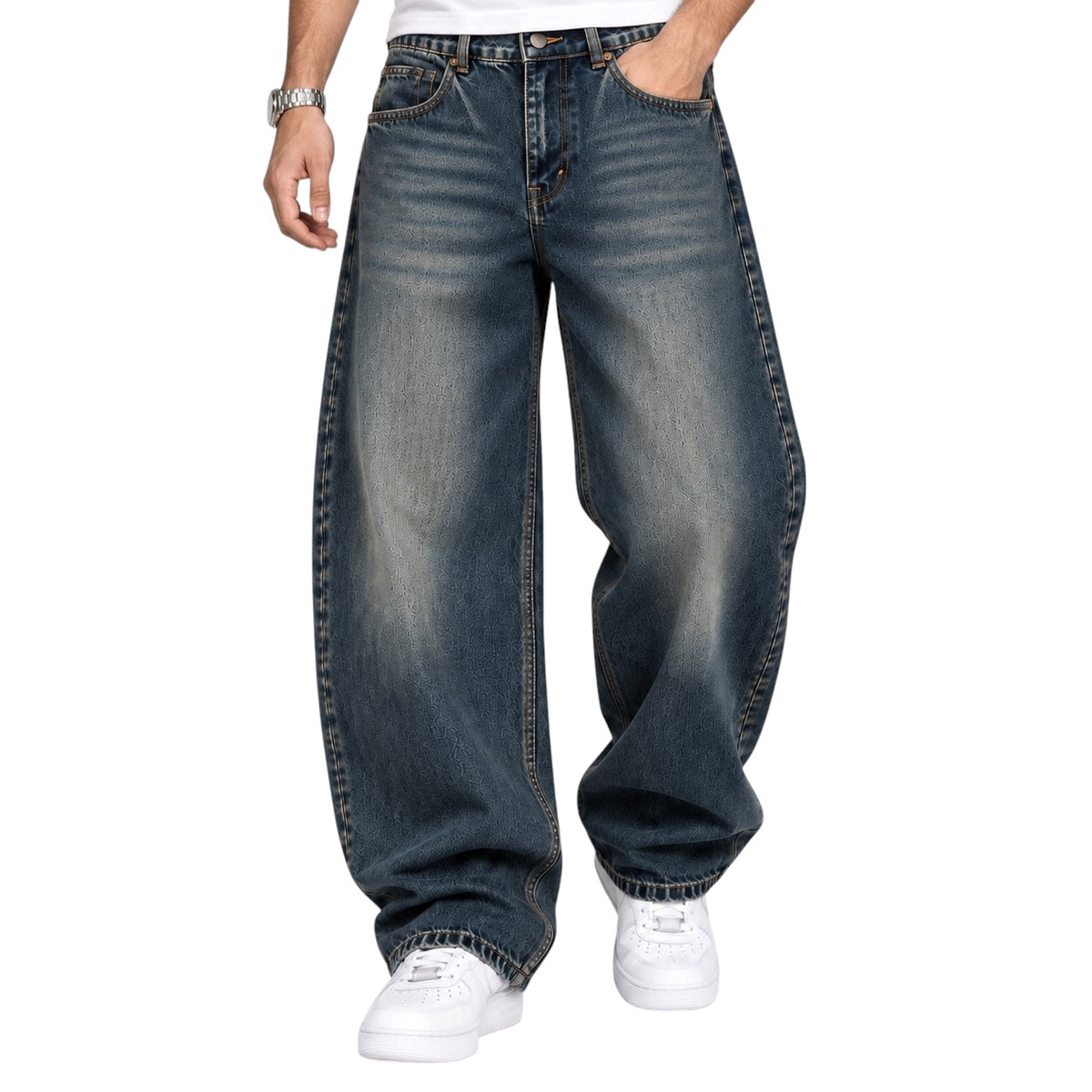 Barrel Fit Men's Jeans